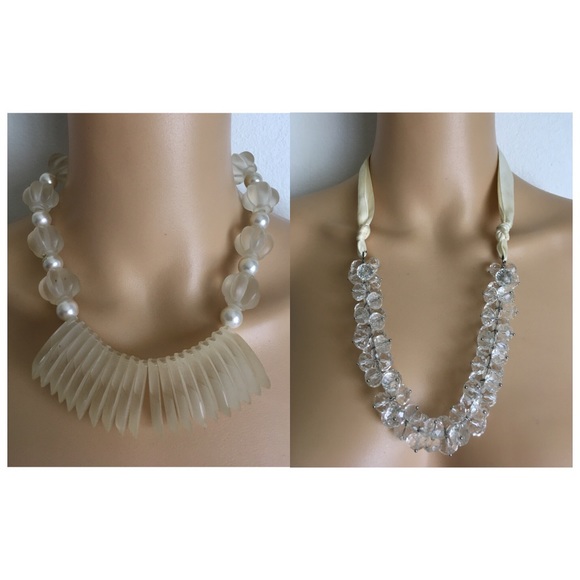 J. Crew Jewelry - 🌵 Jewelry Bundle VTG Necklace & Rhinestone Ribbon
